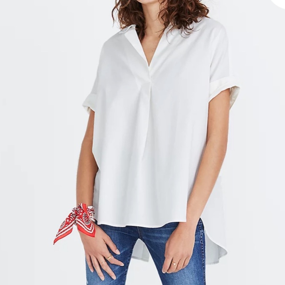 Madewell Courier Button-Back Shirt